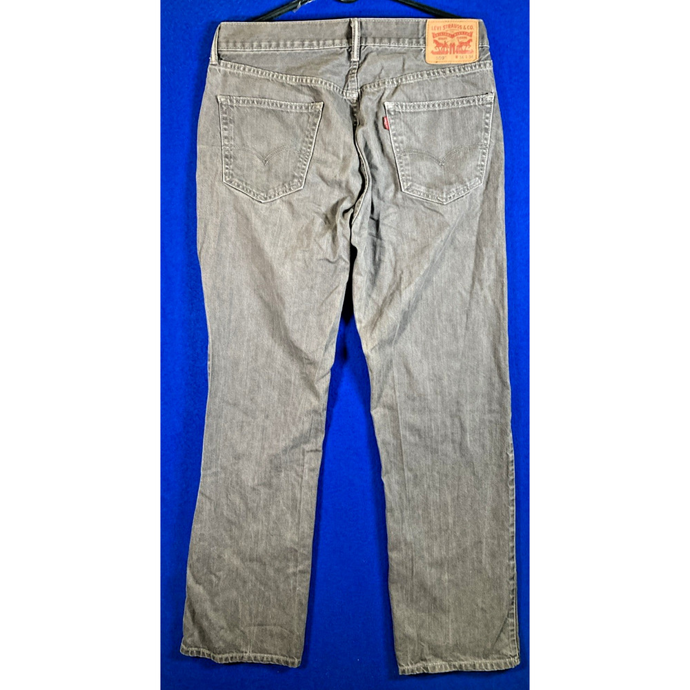 Levi's 559 Men's Jeans W34 L34 Relaxed Straight Fit Gray Denim - Picture 4 of 16